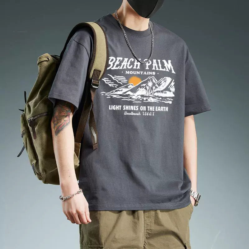 American street fashion T-shirt