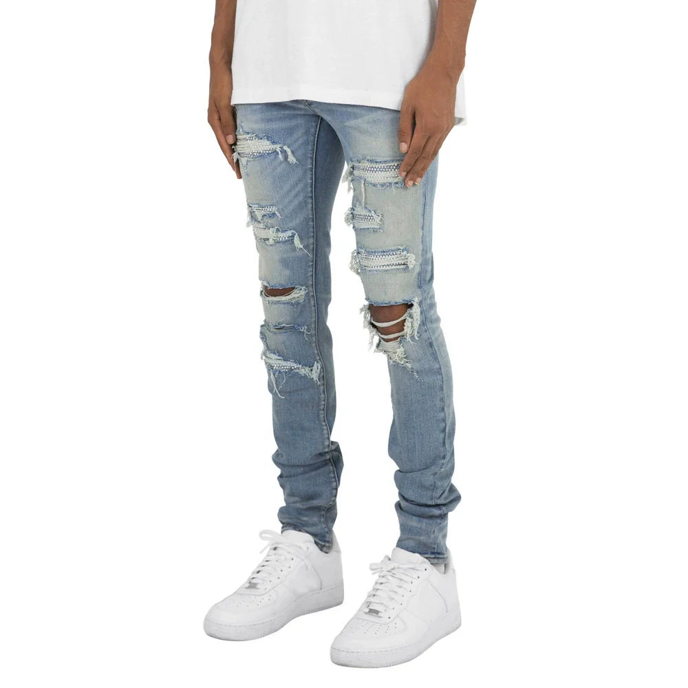 American street fashion jeans